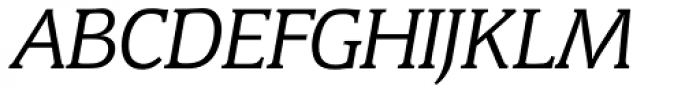 Congress Serial Italic Font UPPERCASE