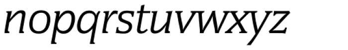 Congress Serial Italic Font LOWERCASE