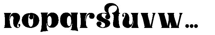 Conical Paradise Font LOWERCASE
