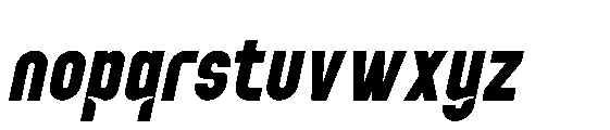 Conky Italic Font LOWERCASE