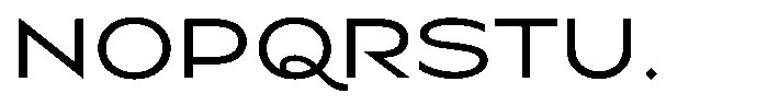 Connoire Font UPPERCASE