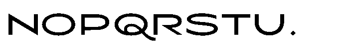 Connoire Font LOWERCASE