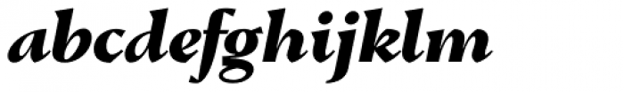 Conqueror ExtraBold Italic Font LOWERCASE