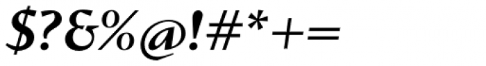 Conqueror SemiBold Italic Font OTHER CHARS