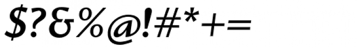 Conqueror Slab Medium Italic Font OTHER CHARS