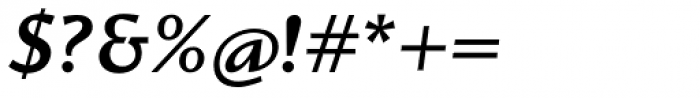 Conqueror Slab SemiBold Italic Font OTHER CHARS