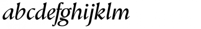 Conqueror Text Italic Font LOWERCASE