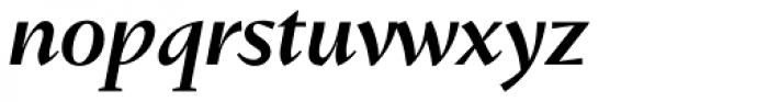 Conqueror Text Medium Italic Font LOWERCASE