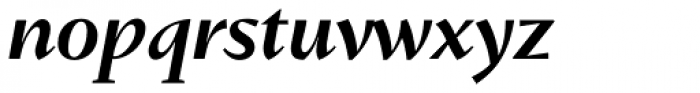 Conqueror Text SemiBold Italic Font LOWERCASE