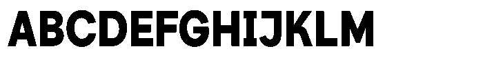 Consina Black Condensed Font UPPERCASE