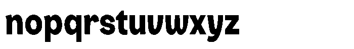 Consina Black Condensed Font LOWERCASE