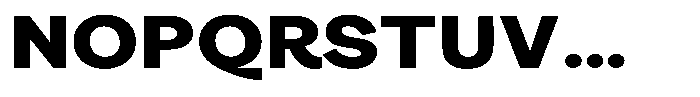 Consina Black Expanded Font UPPERCASE