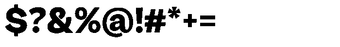 Consina Black Font OTHER CHARS