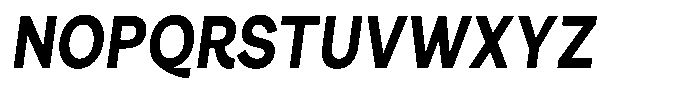 Consina Bold Italic Condensed Font UPPERCASE