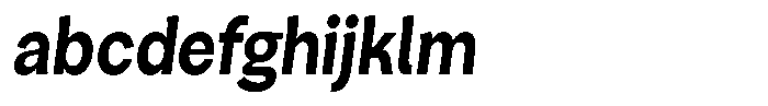 Consina Bold Italic Condensed FONT