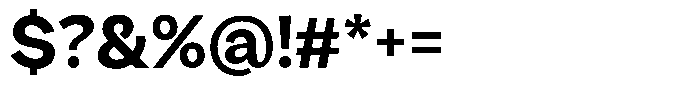 Consina Bold Font OTHER CHARS