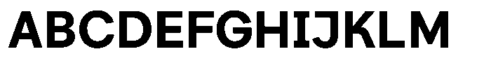 Consina Bold Font UPPERCASE