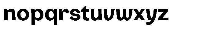 Consina Bold Font LOWERCASE