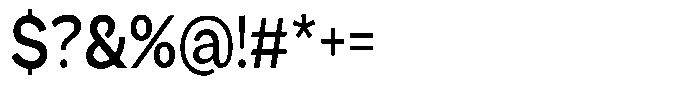 Consina Condensed Font OTHER CHARS