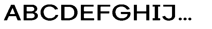 Consina Expanded Font UPPERCASE