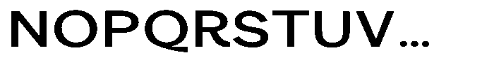 Consina Expanded Font UPPERCASE