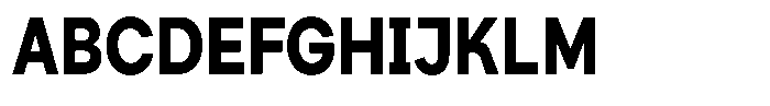 Consina Extra Bold Condensed Font UPPERCASE