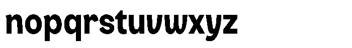 Consina Extra Bold Condensed Font LOWERCASE