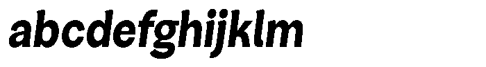 Consina Extra Bold Italic Condensed FONT