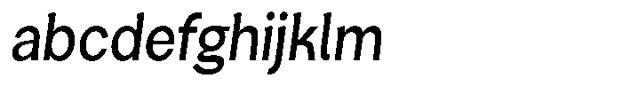 Consina Italic Condensed FONT