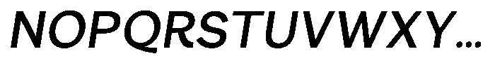Consina Italic Font UPPERCASE
