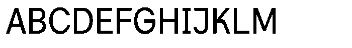 Consina Light Condensed Font UPPERCASE