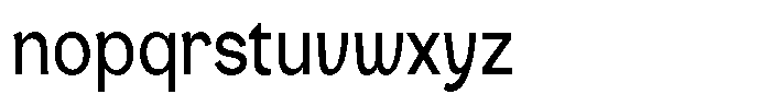 Consina Light Condensed Font LOWERCASE