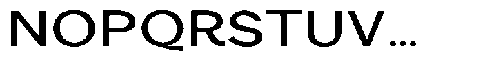 Consina Light Expanded Font UPPERCASE