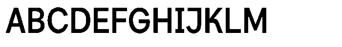 Consina Medium Condensed Font UPPERCASE