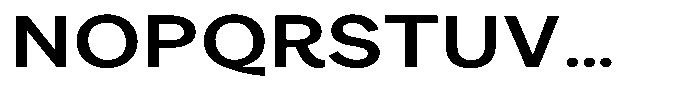 Consina Medium Expanded Font UPPERCASE