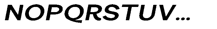 Consina Medium Italic Expanded Font UPPERCASE