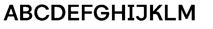 Consina Medium Font UPPERCASE
