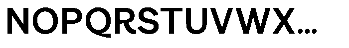 Consina Medium Font UPPERCASE