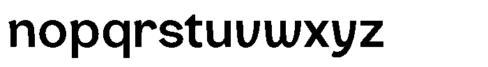 Consina Medium Font LOWERCASE