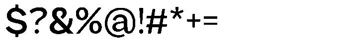 Consina Regular Font OTHER CHARS