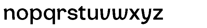Consina Regular Font LOWERCASE