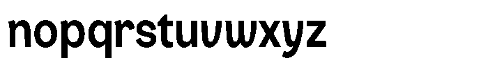Consina Semi Bold Condensed Font LOWERCASE