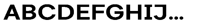 Consina Semi Bold Expanded Font UPPERCASE
