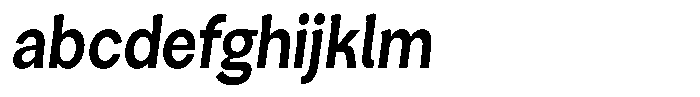 Consina Semi Bold Italic Condensed FONT