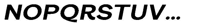 Consina Semi Bold Italic Expanded Font UPPERCASE