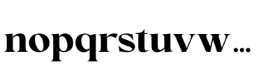 Conso Serif Bold Font LOWERCASE