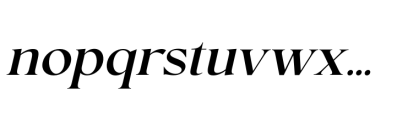 Conso Serif Medium Italic Font LOWERCASE