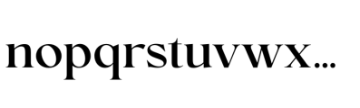 Conso Serif Medium Font LOWERCASE