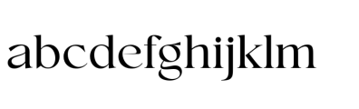 Conso Serif Regular Font LOWERCASE