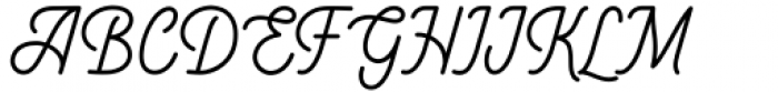 Constaline Script Regular Font UPPERCASE